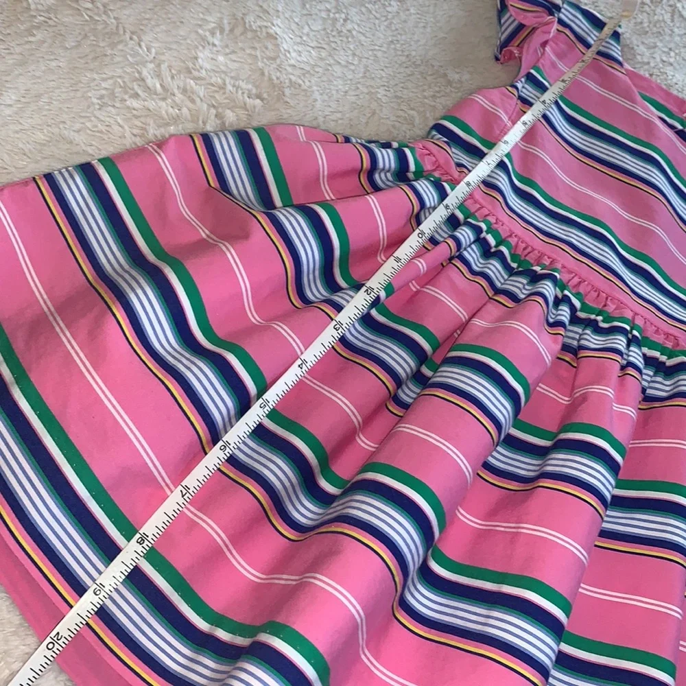 Ralph Lauren Pink Striped Dress 24M 💖EUC Gorgeous